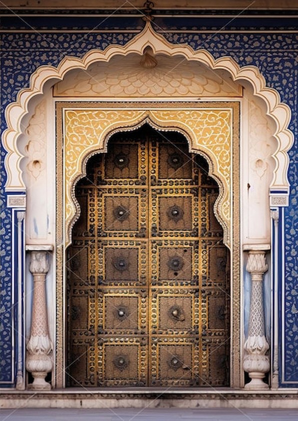 Indian Wedding Supply - Arc indien porte Haldi Mehendi décor
