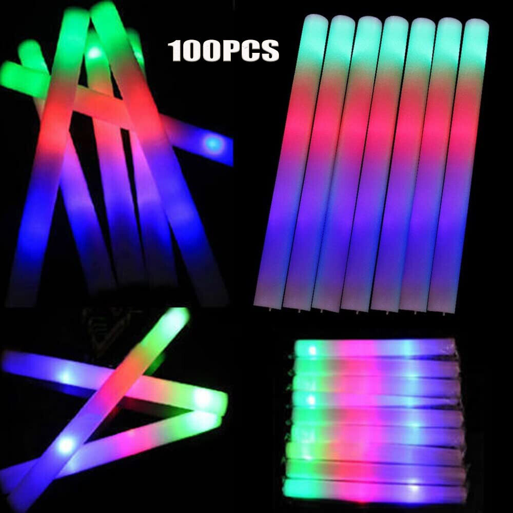 Wedding Supply Bulk - Bâtons lumineux en mousse LED, lot