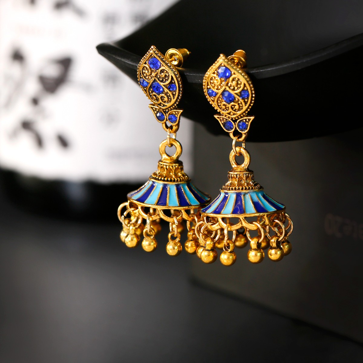 Indian Wedding Supply - Femmes Afghan Vintage indien Jhumka bijoux
