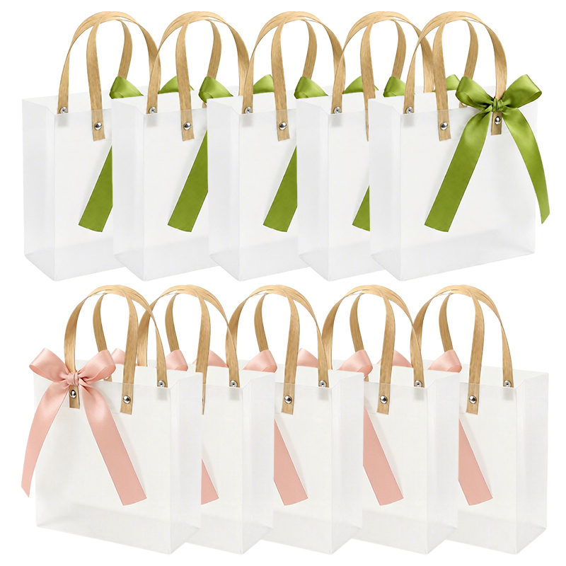 Wedding Souvenir - Lot de 10 sacs cadeaux transparents