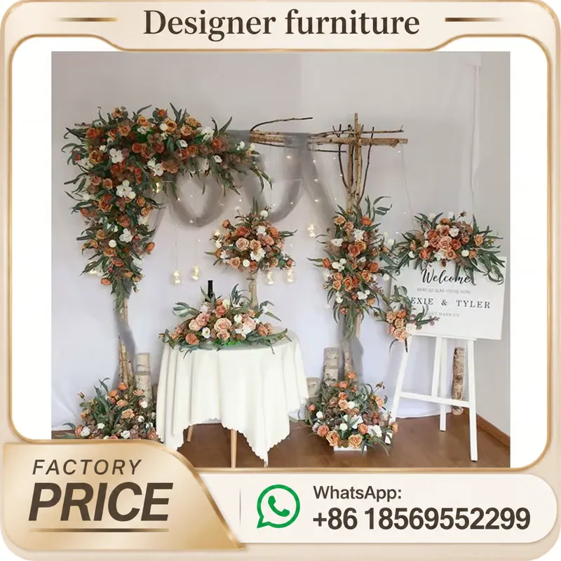 Wedding Arch Flower - Ensemble de fleurs artificielles en soie