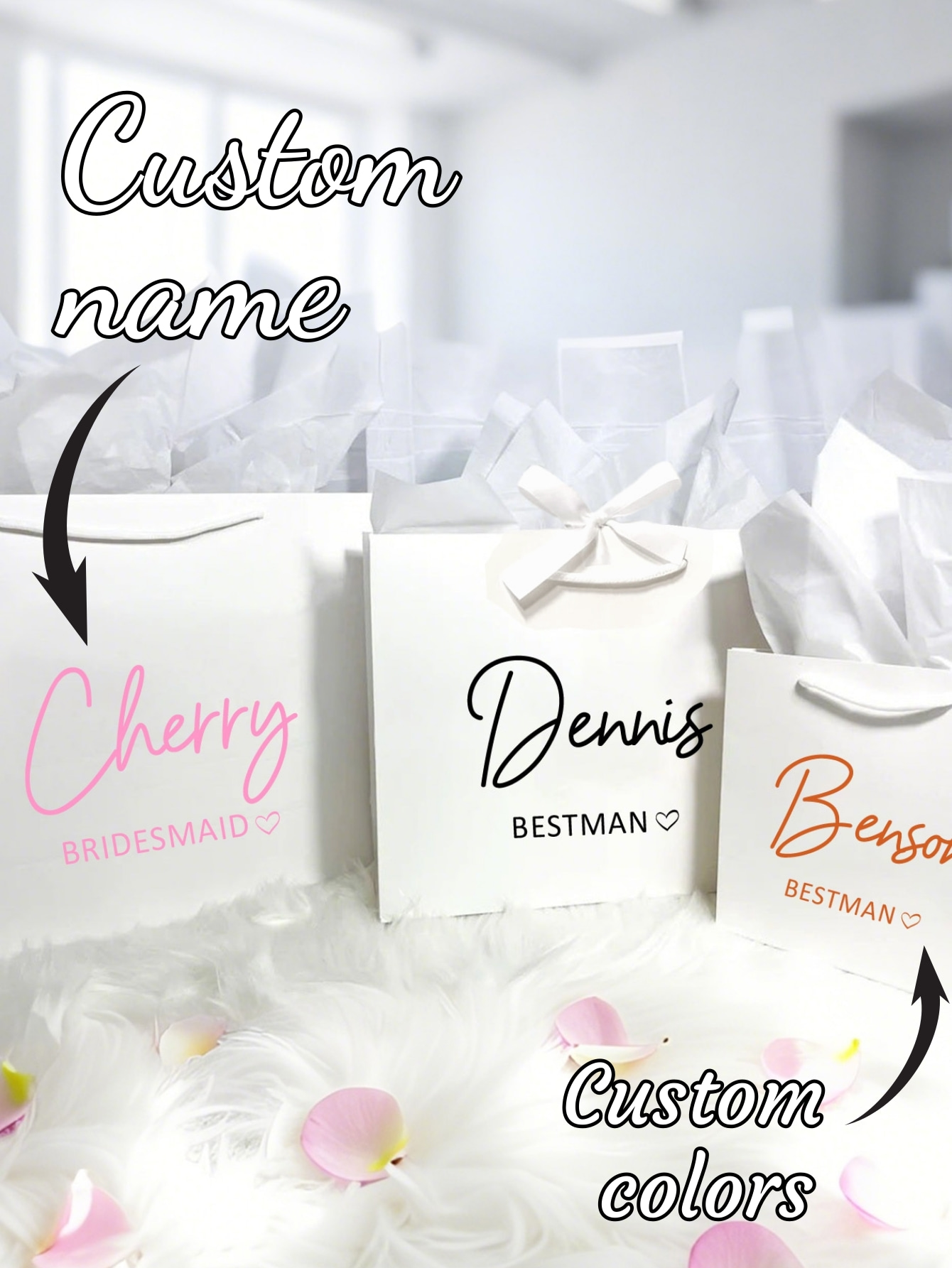 Wedding Packaging - Sac cadeau personnalisé de haute qualité