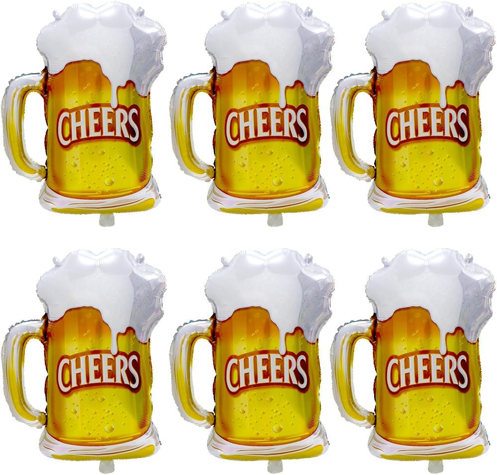 Wedding Alcohol Supply - 6 pièces Cheers bière tasse ballons