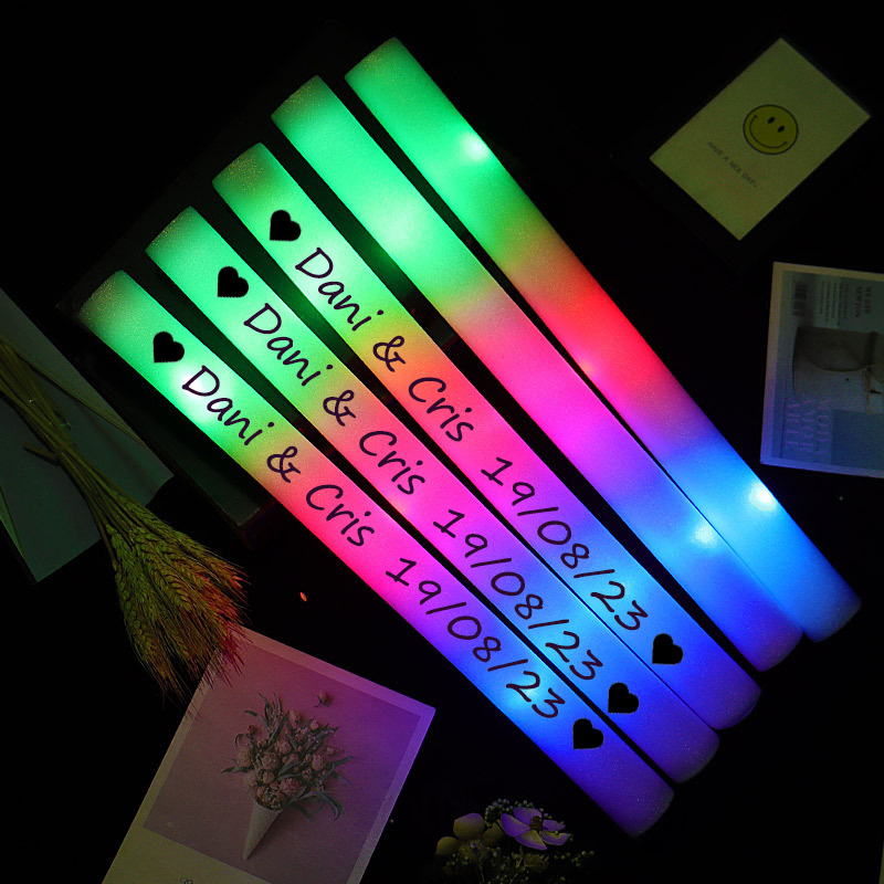Wedding Supply Bulk - Bâtons lumineux LED en vrac, 12/30/60