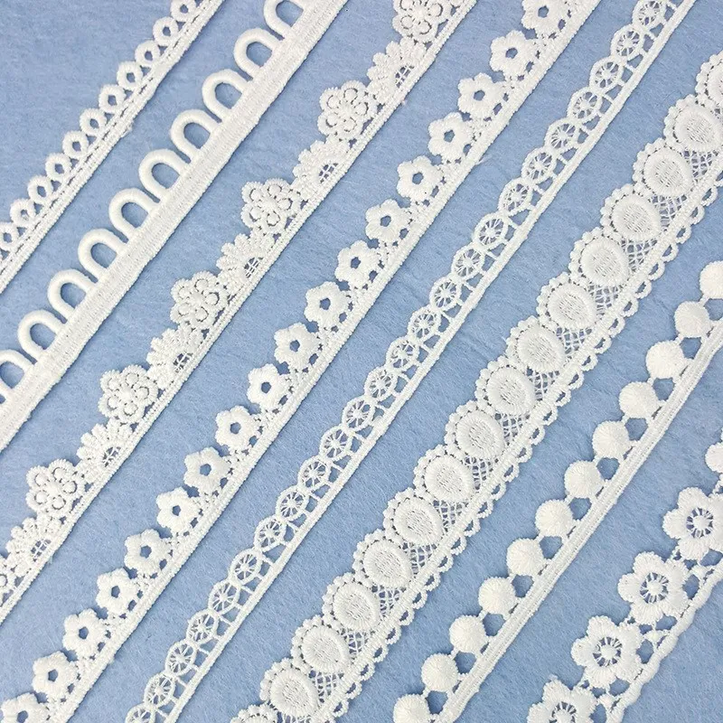 Wedding Water Supply - Magnifique ruban de dentelle brodé, 10