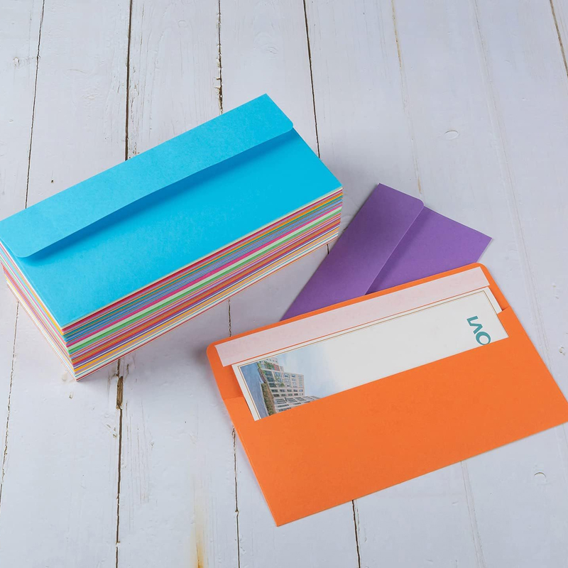 Wedding Supply Business - 50 enveloppes 10,5x24cm pour mariage, papier