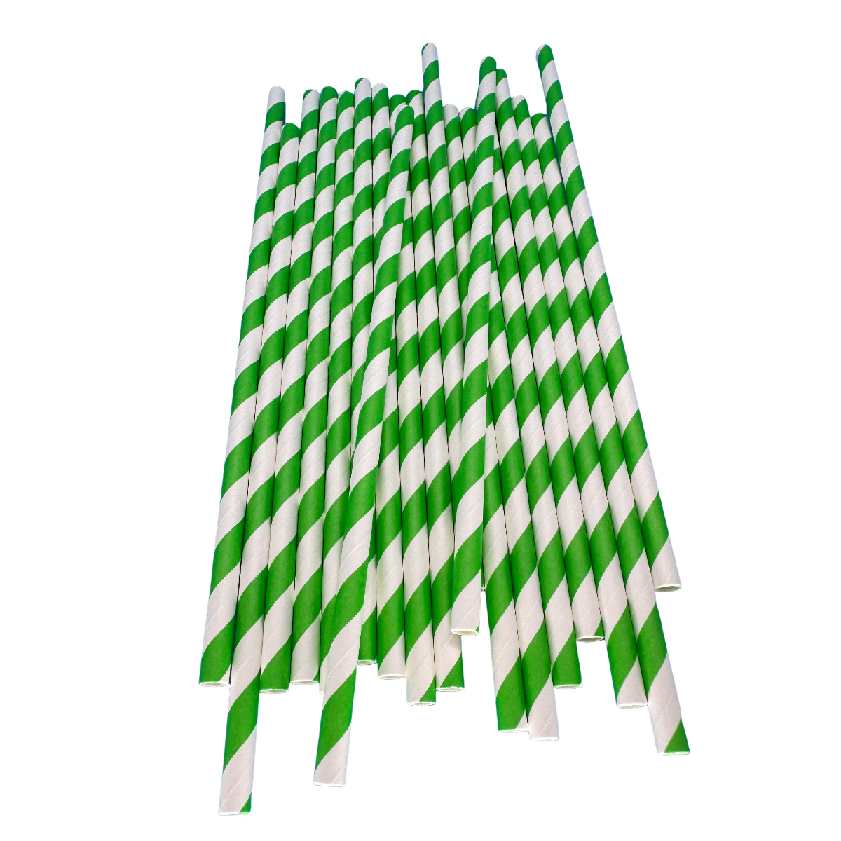 Wedding Supply Bulk - Pailles en Papier Vert et Blanc