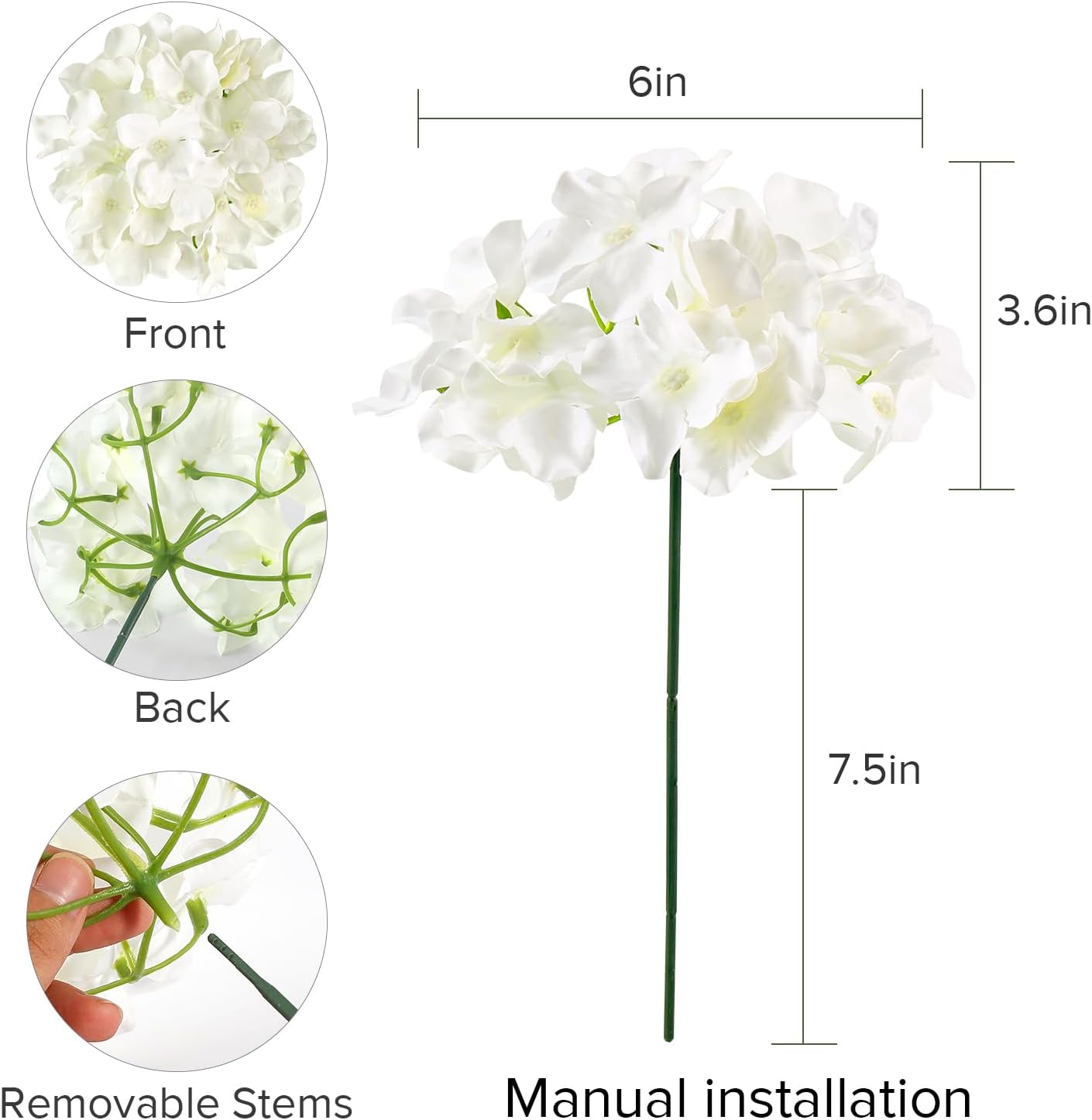 304 fleurs d'hortensia artific - Wedding Supply Bulk avis et prix
