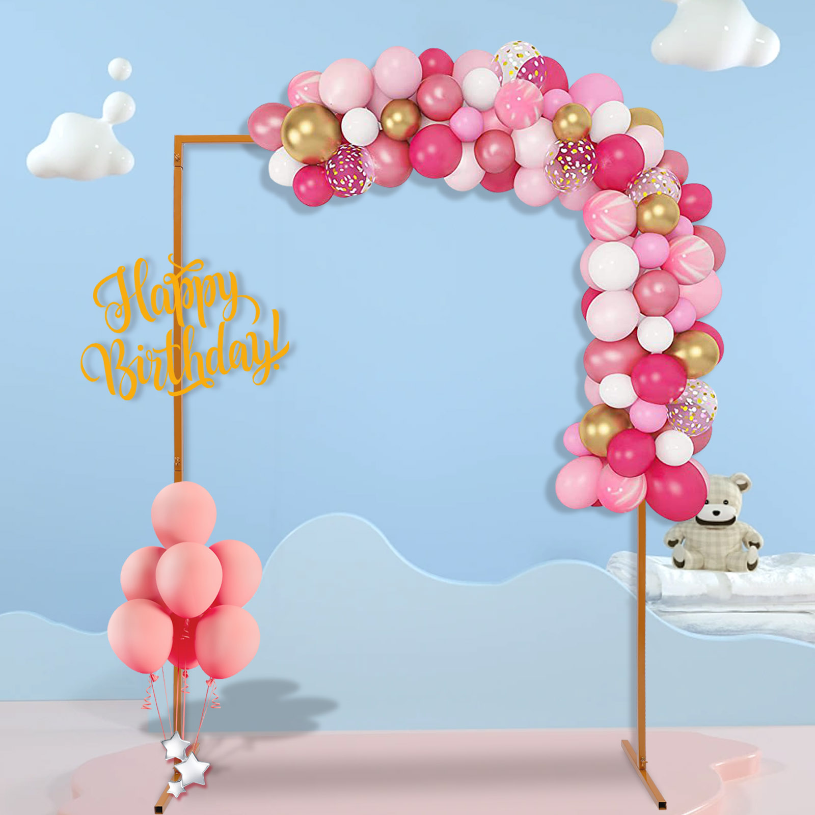 Support d'arrière-plan pour ar - Wedding Arch Flower avis et prix