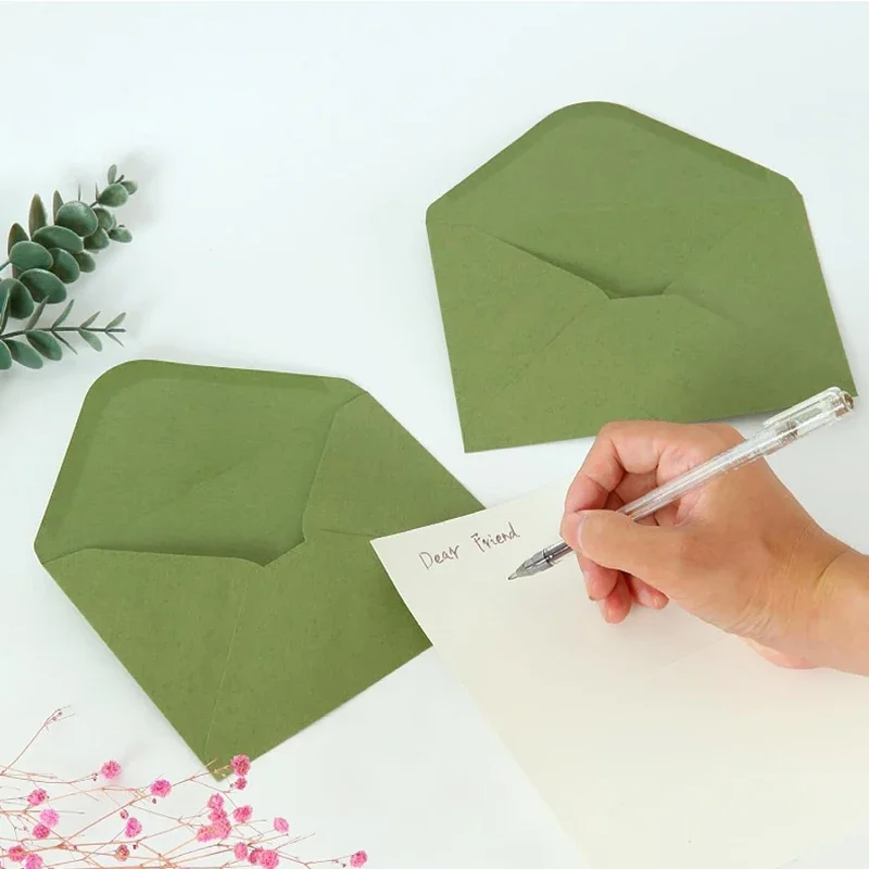 Enveloppe Rétro Verte en Papie - Wedding Supply Business avis et prix