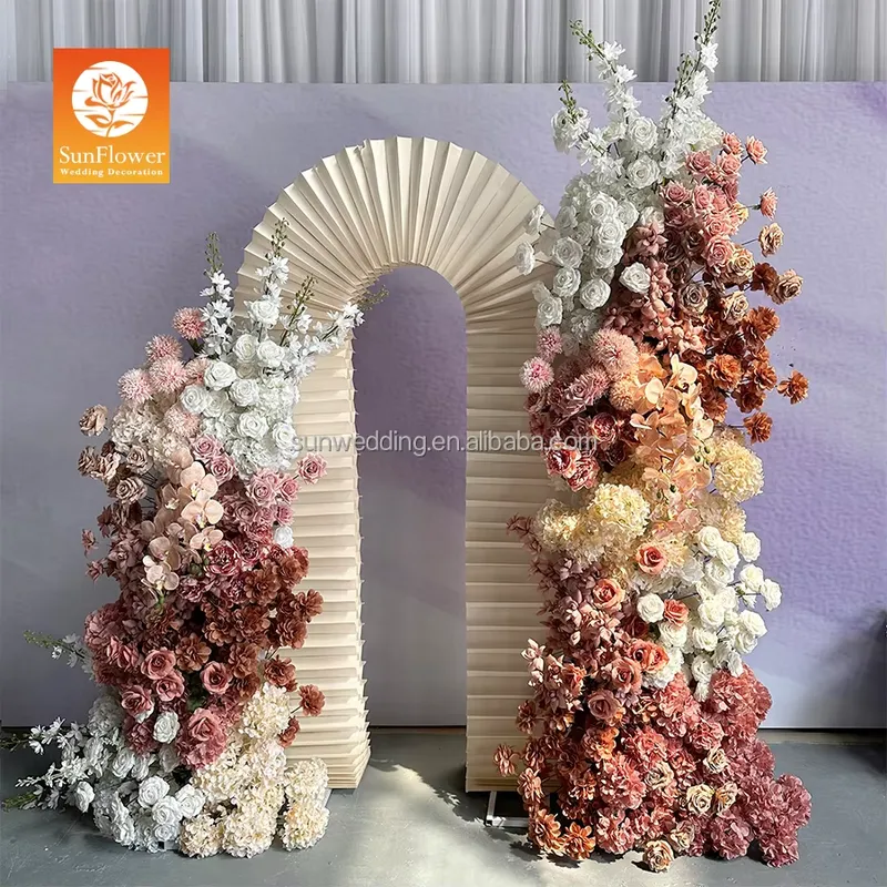 Arche de fleurs en soie avec c - Wedding Arch Flower avis et prix