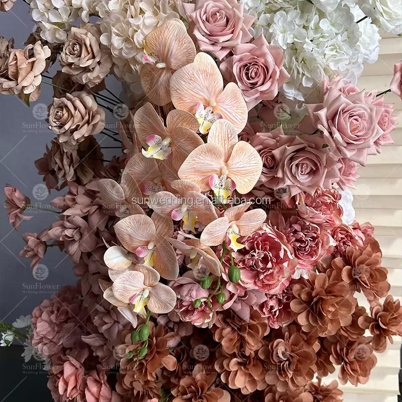 Arche de fleurs en soie avec c - Wedding Arch Flower avis et prix