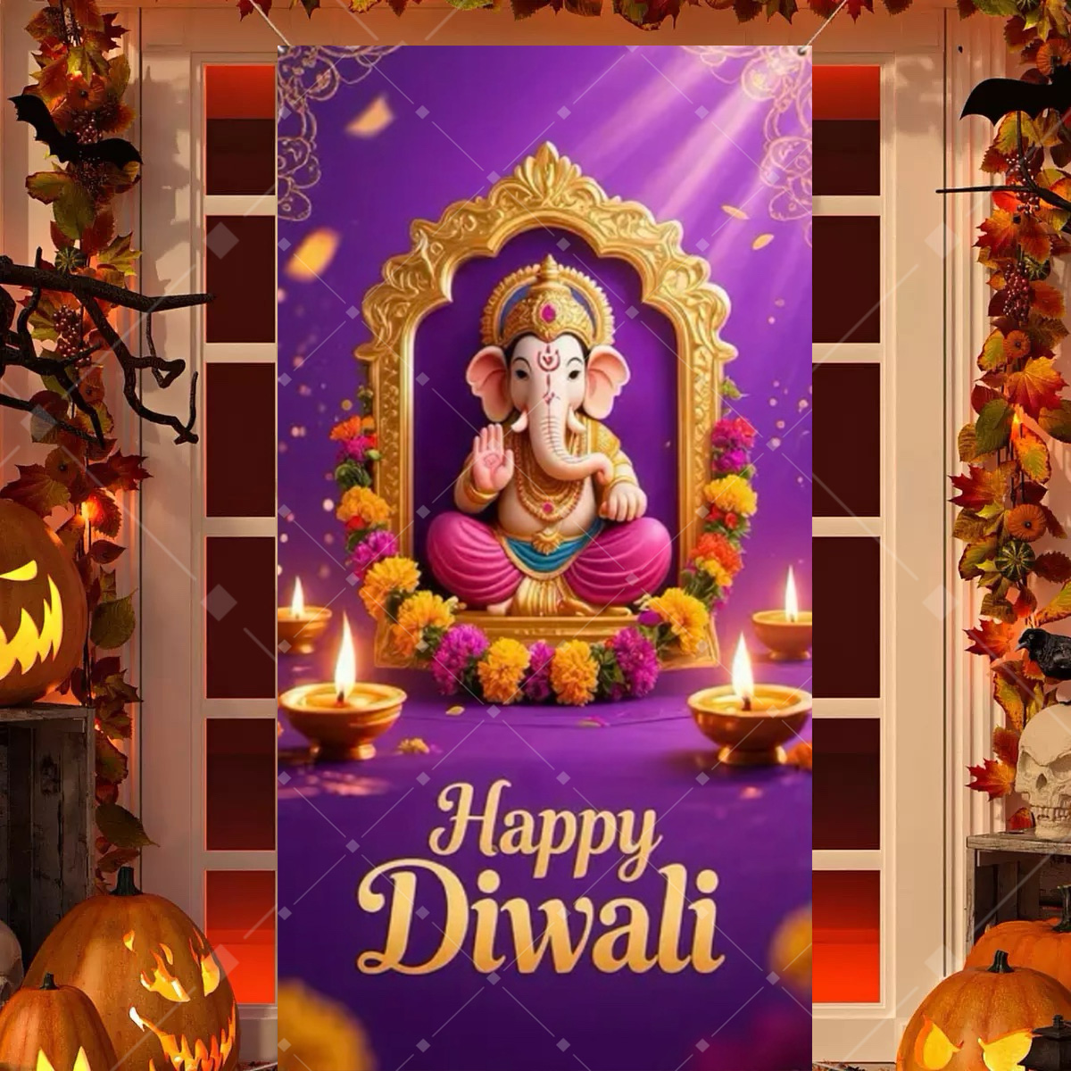 Diwali décoration fête fond in - Indian Wedding Supply avis et prix