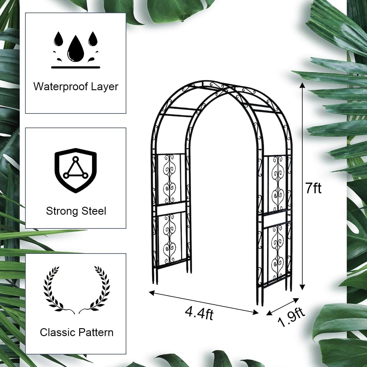 Arche de jardin en métal, arch - Wedding Arch Flower avis et prix