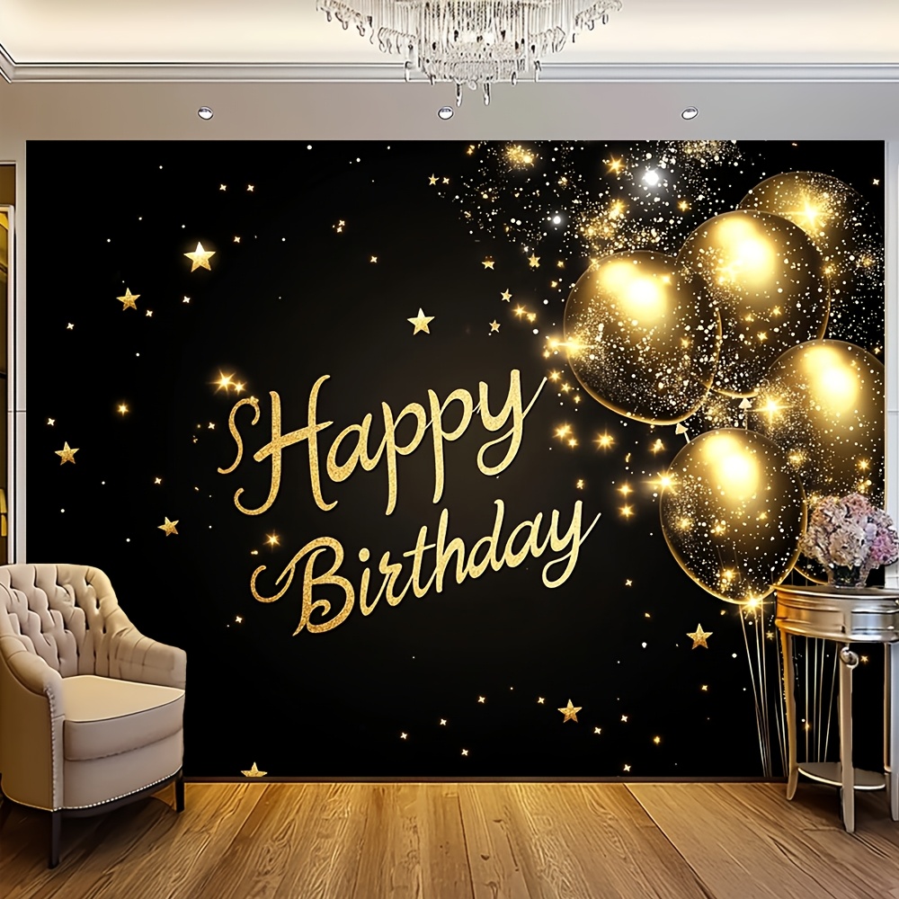 Grand fond «joyeux anniversair - Wedding Superstar avis et prix