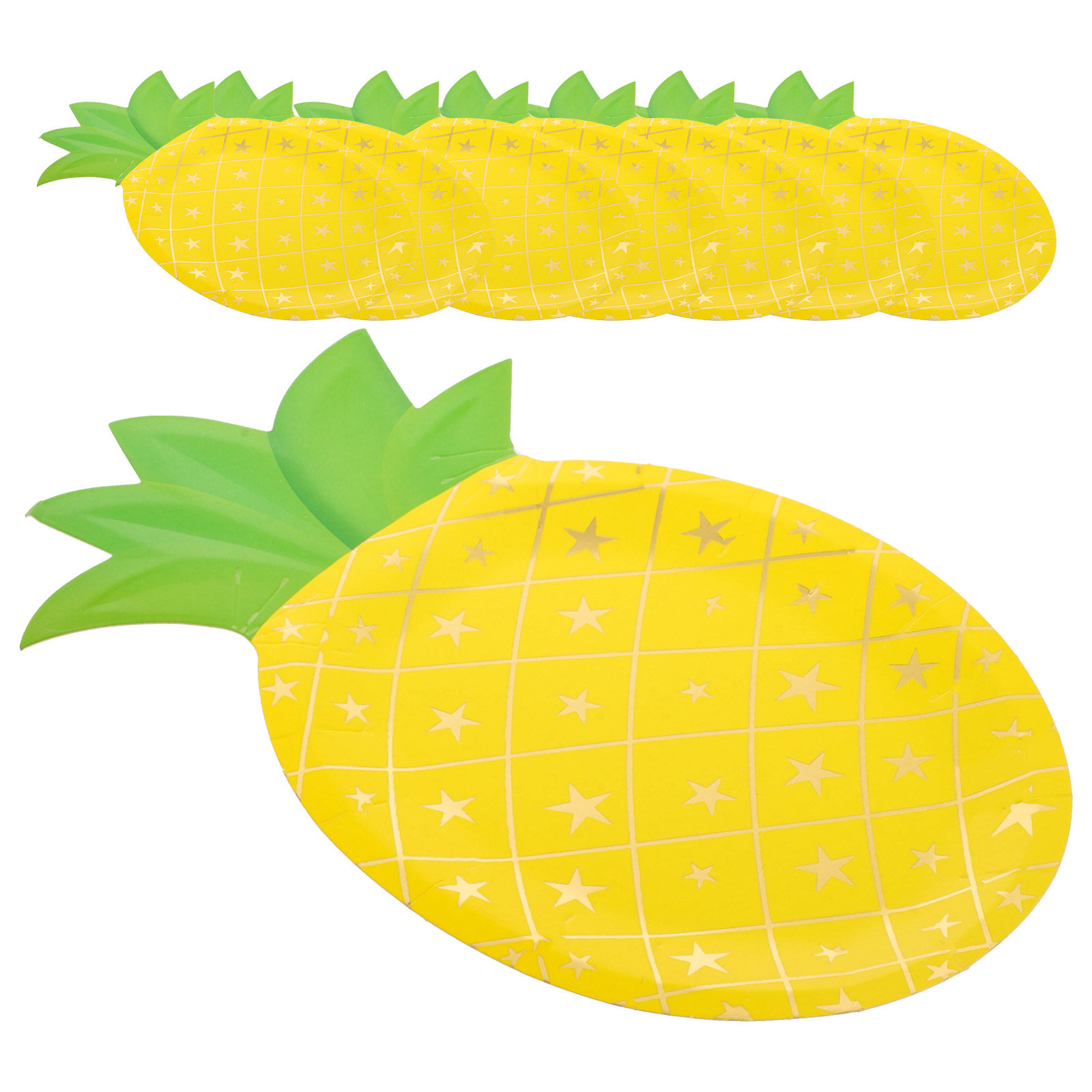 8 Assiettes en papier ananas j - Wedding Supply Bulk avis et prix