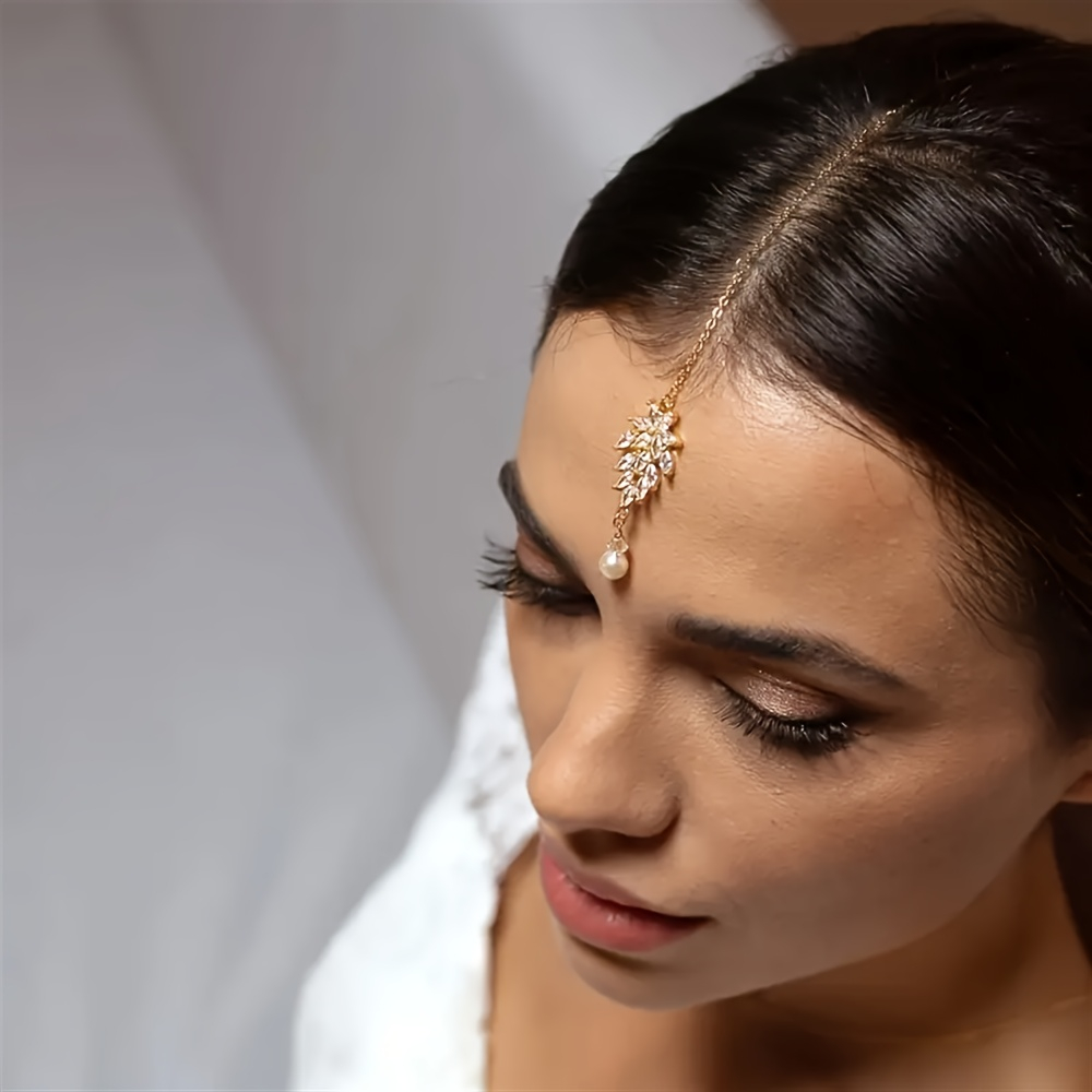 Chaîne frontale en Zircon élég - Indian Wedding Supply avis et prix