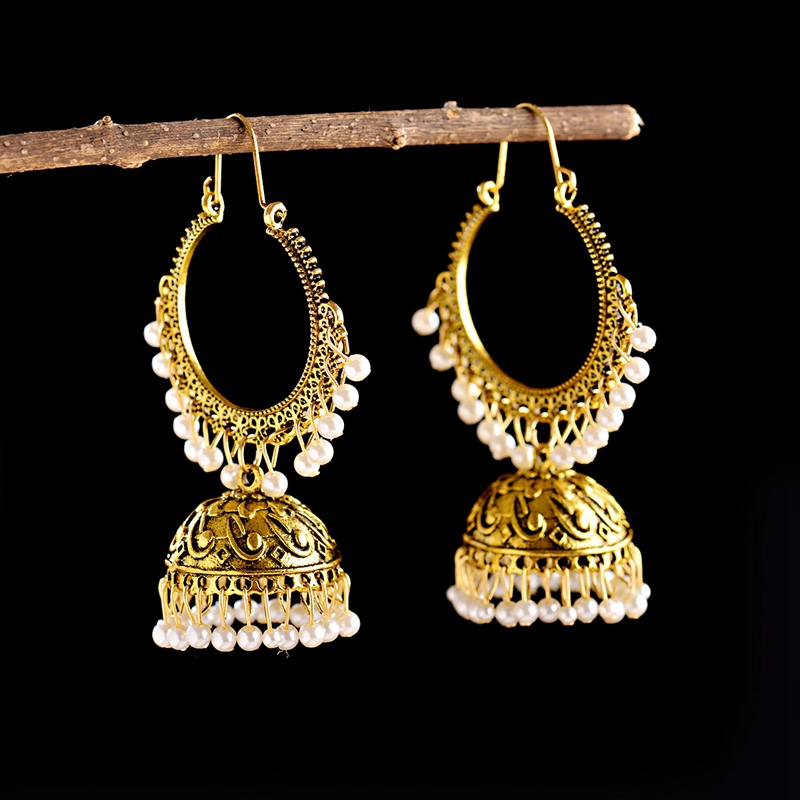 Jhumka – bijoux indiens pour f - Indian Wedding Supply avis et prix