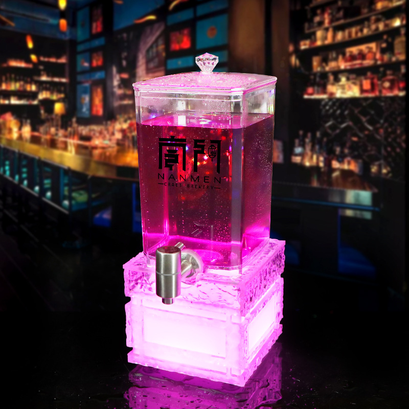 Fût de bière LED avec robinet, - Wedding Alcohol Supply avis et prix