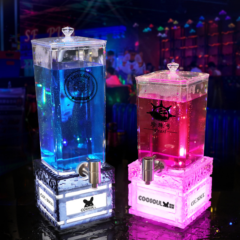 Fût de bière LED avec robinet, - Wedding Alcohol Supply avis et prix