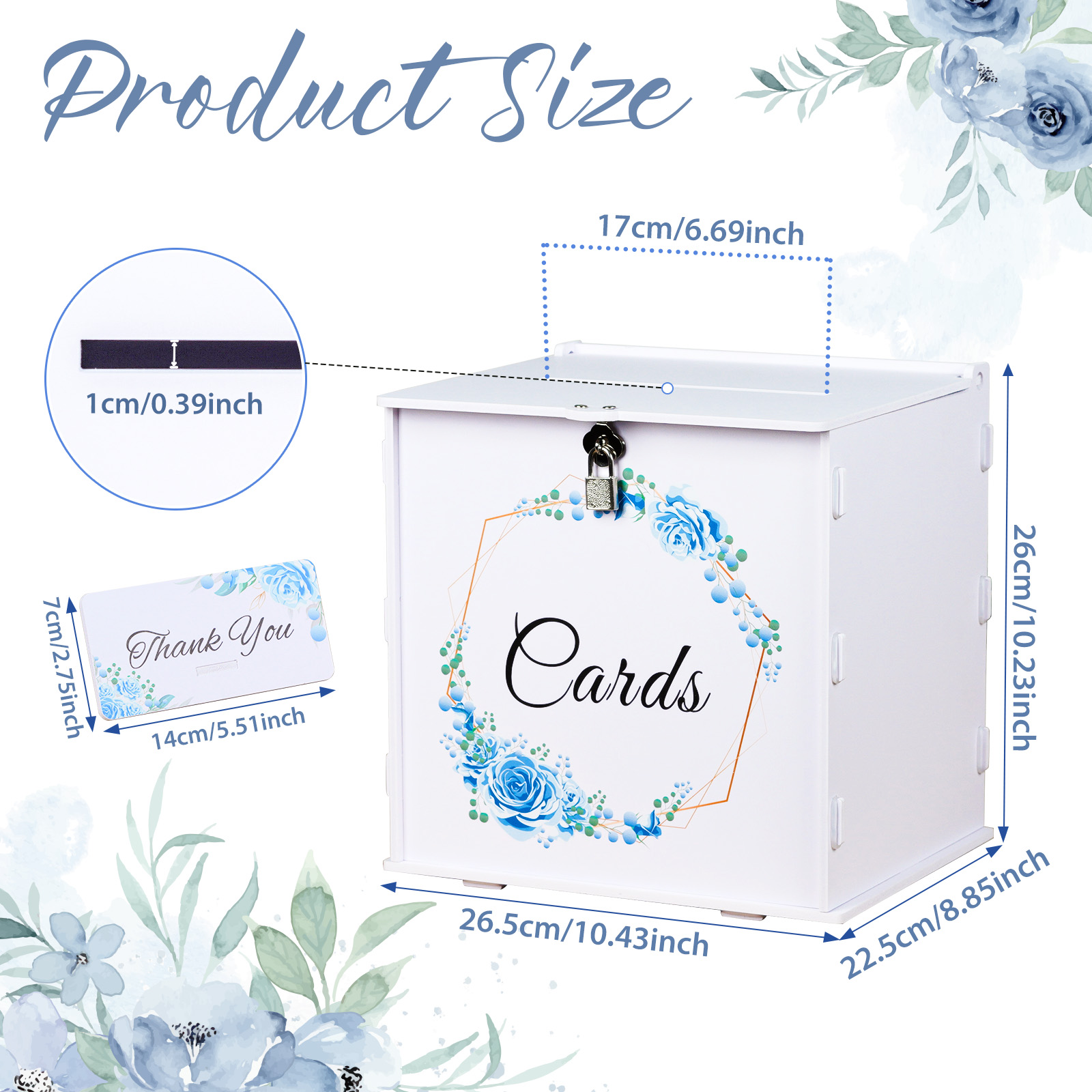 Boîte à cartes de mariage blan - Wedding Sutra avis et prix