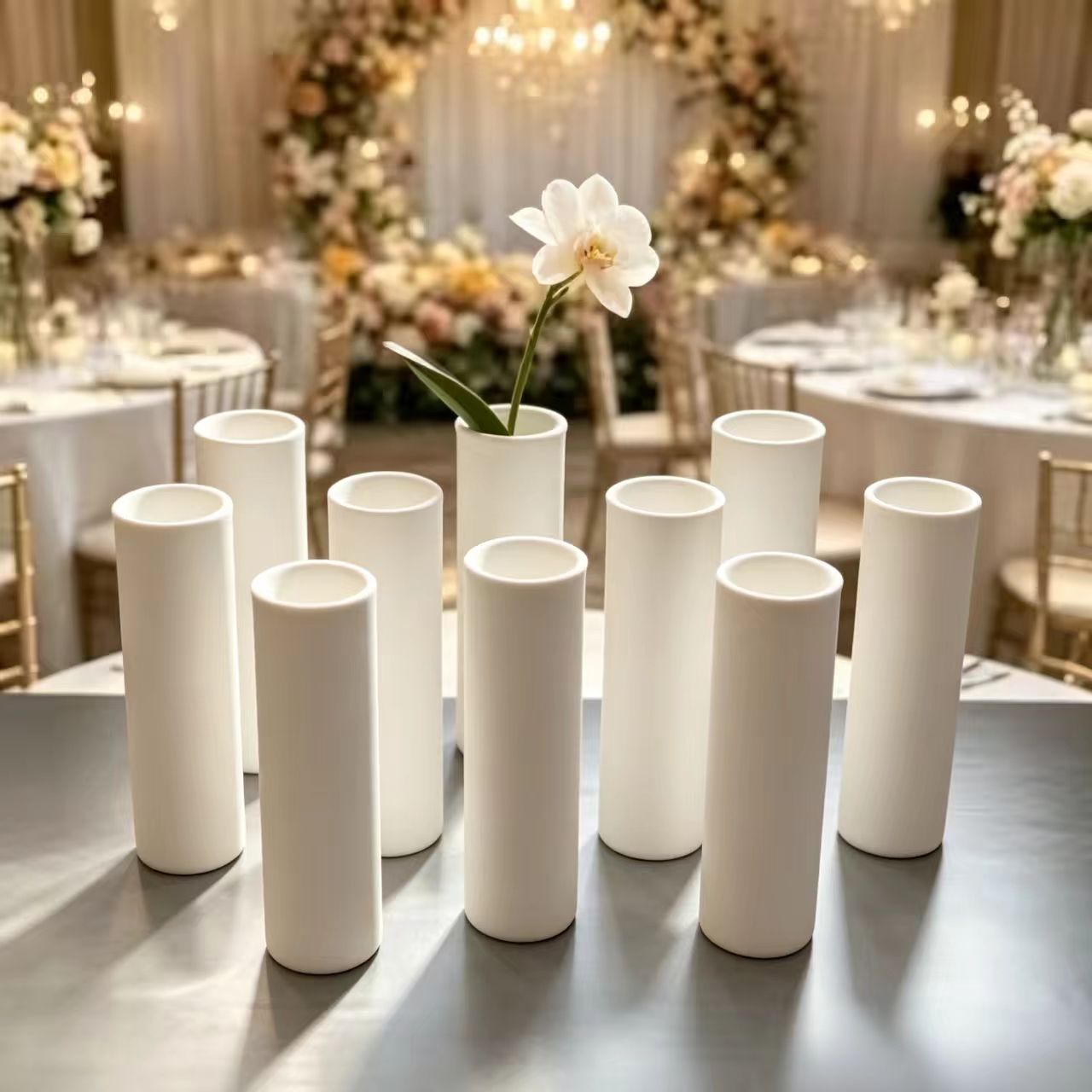 Ensemble de 12 vases cylindriq - Wedding Supply Bulk avis et prix